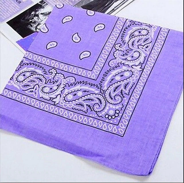 Paisley Bandana Head Scarf Face Mask 100% Cotton Neck