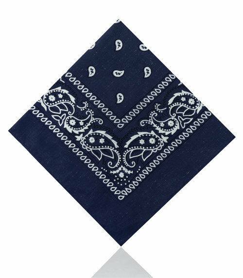 Paisley Bandana Head Scarf Face Mask 100% Cotton Neck