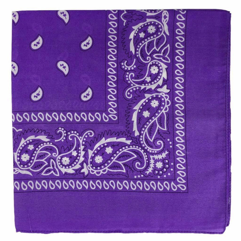 Paisley Bandana Head Scarf Face Mask 100% Cotton Neck