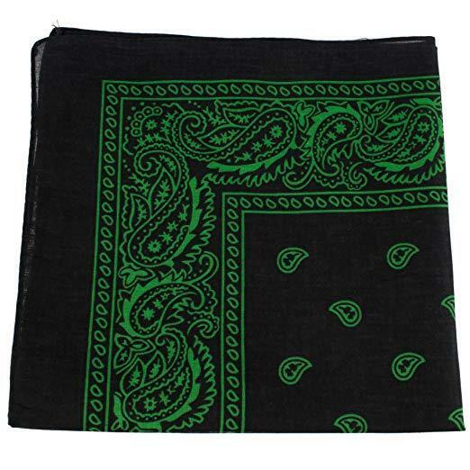 Paisley Bandana Head Scarf Face Mask 100% Cotton Neck