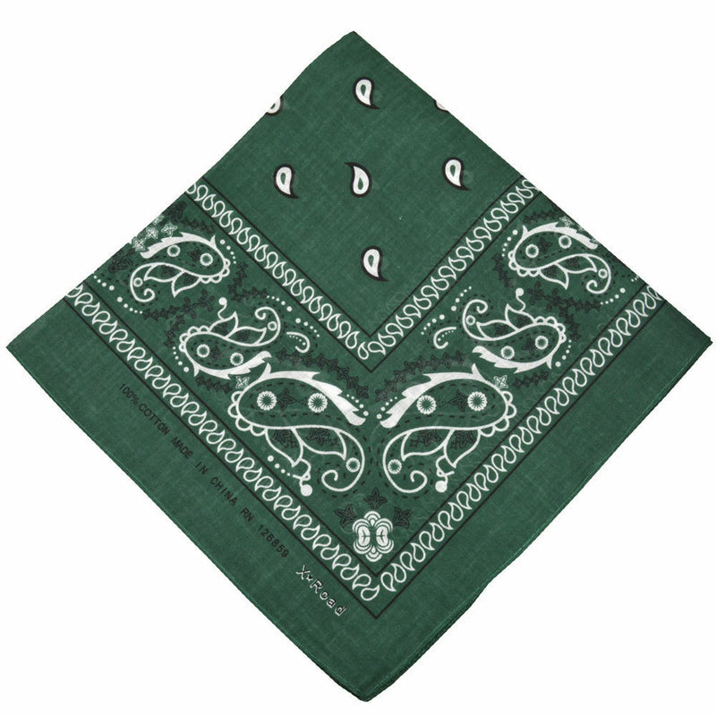 Paisley Bandana Head Scarf Face Mask 100% Cotton Neck