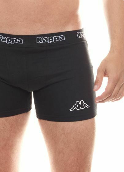 Mens Kappa  Trunks Black/Black