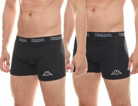 Mens Kappa  Trunks Black/Black