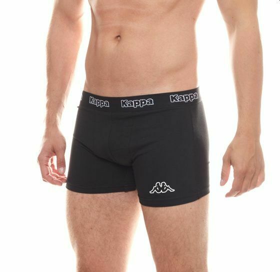Mens Kappa  Trunks Black/Black