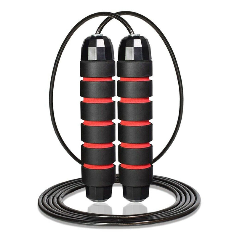 2 x Skipping Ropes Jump Rope Adjustable Fitness Cable Speed Jumping