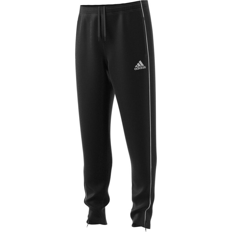 2 x Adidas Mens Core 18 Training Pants - Tracksuit Trackies Black 9036