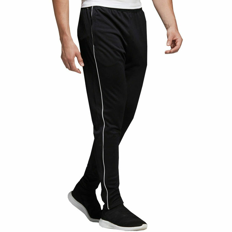 Adidas Mens Core 18 Training Pants - Tracksuit Trackies Black Footy Bottoms