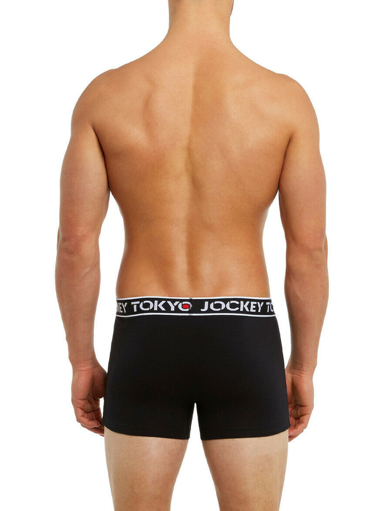 5 x Jockey Tokyo Cotton Trunk - Trunks Black Comfort Mens Underwear Jocks