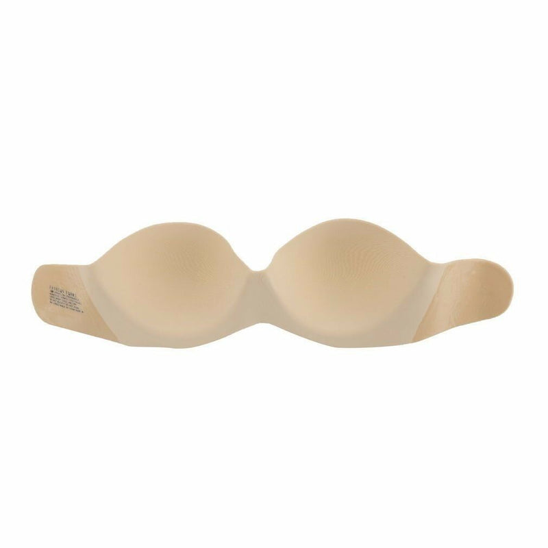 Womens Sexy Stick On Adhesive Black Nude Beige Push Up Strapless Bra Backless