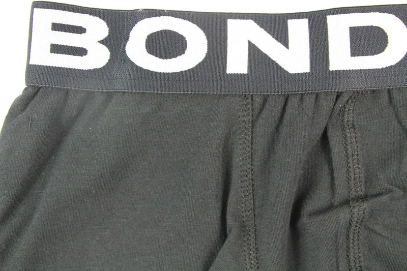 Bonds Boys 2 Pairs Fit Trunk Trunks Underwear Boyleg Black Blue White