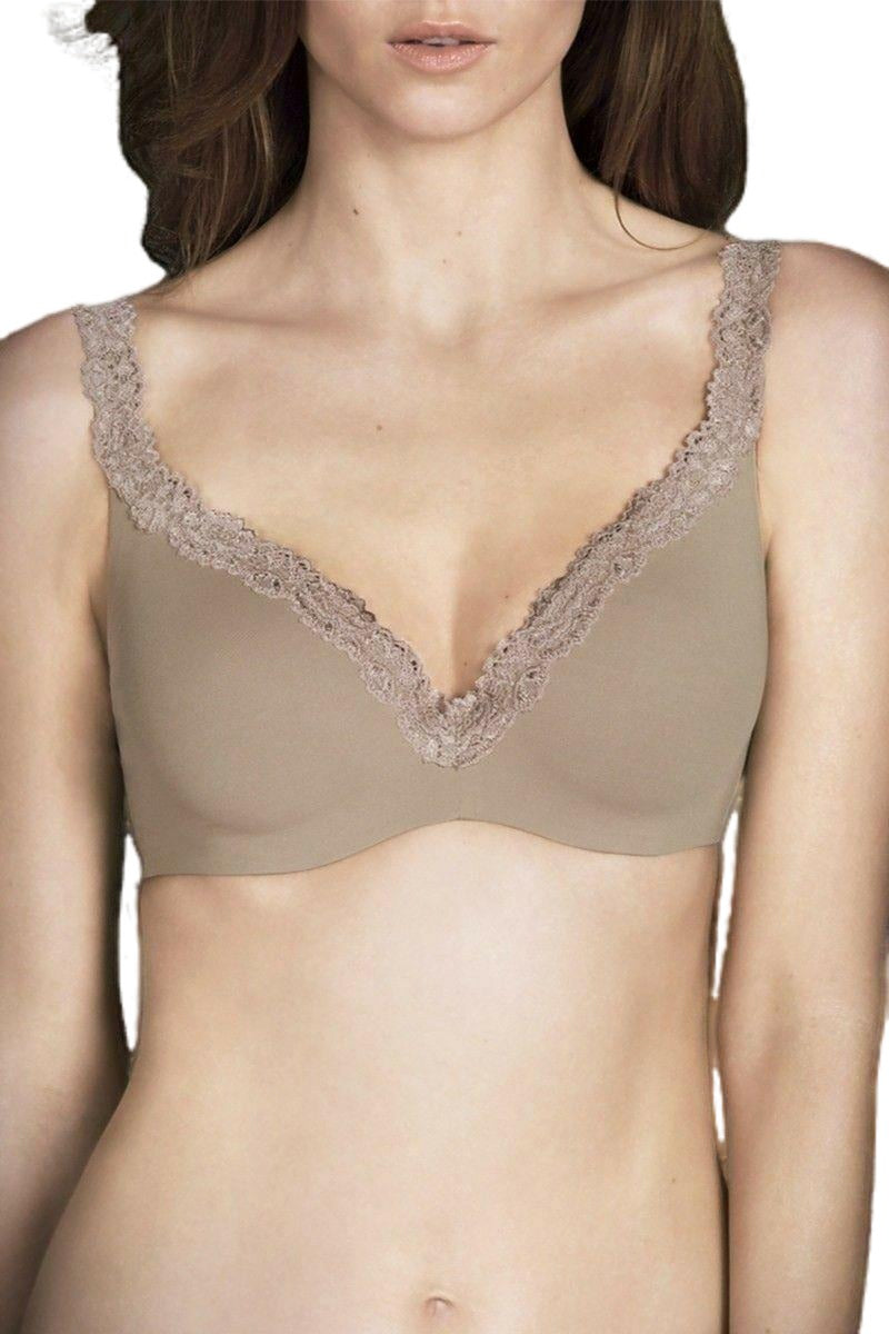 Womens Berlei Barely There Luxe Lace Contour Bra Cafe Mocha