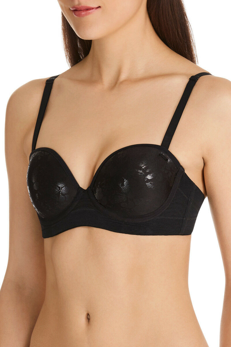 Womens Berlei Luminous Longline Strapless Bra Black