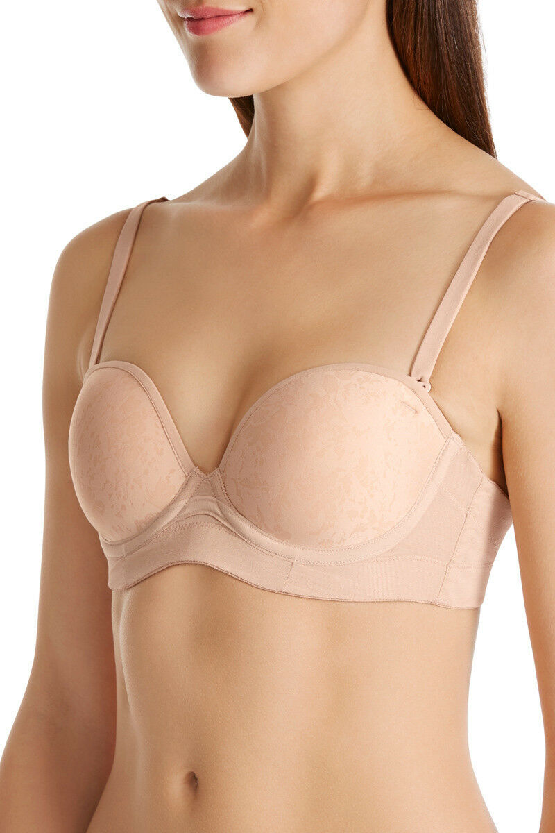 Berlei Luminous Longline Strapless Bra Black Nude