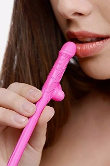 10/20/30 Willy Penis Dick Straw Straws Hens Night Party Mix Colours Nude Pink