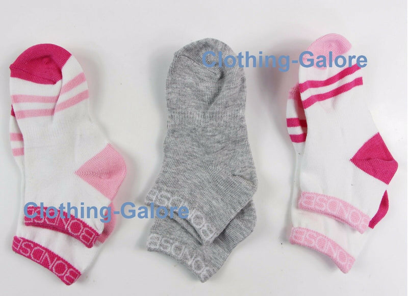 Bonds Baby Sportlet 3 Pairs Socks Boys Girls Pink Blue Grey White