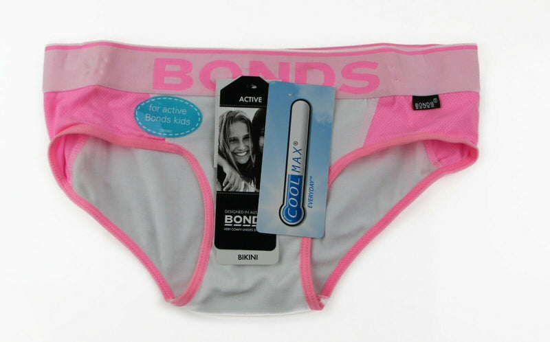 Bonds Girls Underwear Briefs Shorties Boyleg Undies Bikini Everyday Kids Jocks