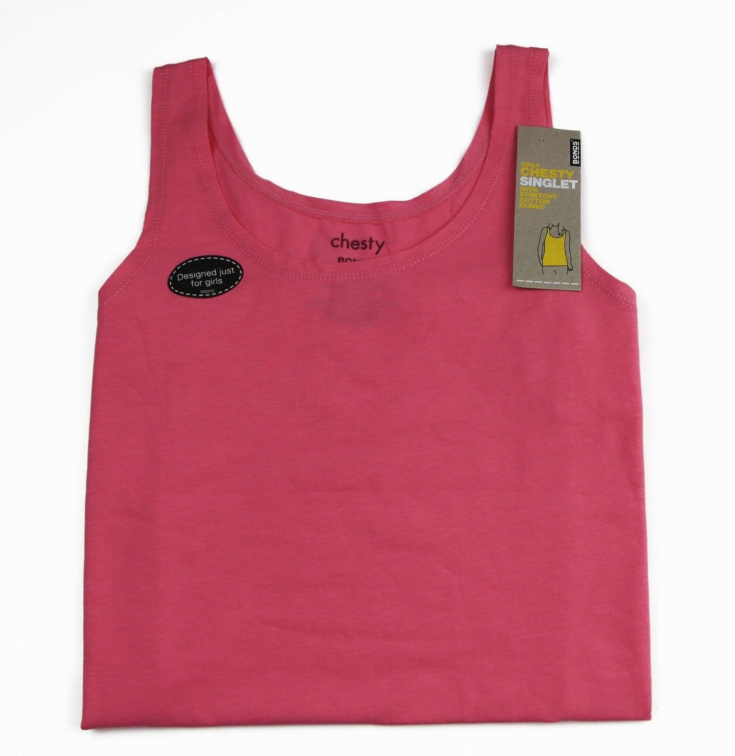 New Bonds Girls Pink Chesty Singlet Underwear Kids Vest