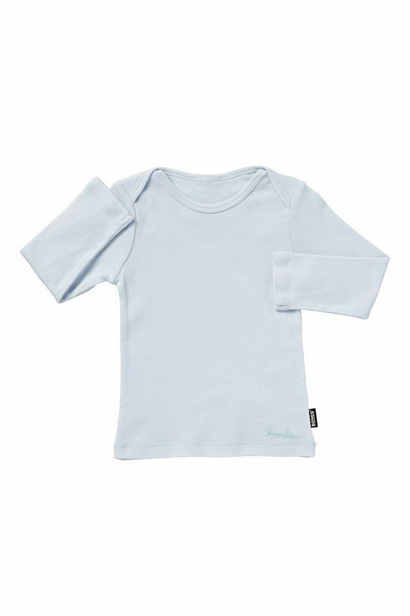 Baby Bonds Blue Long Sleeve Shirt Cotton Blend Unisex Toddler Top