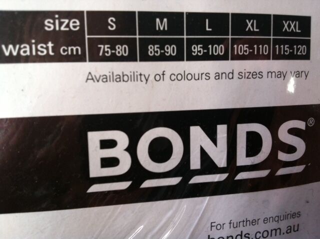 Bonds Mens 4 Pairs Black Action Bikini Brief Underwear S M L Xl Xxl