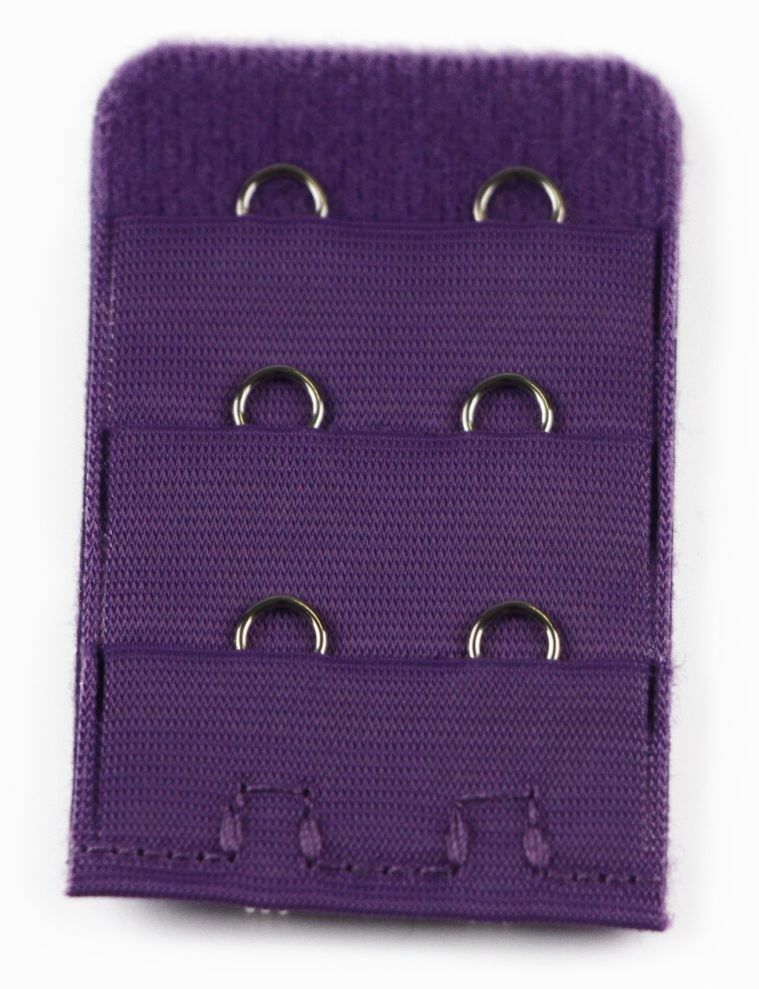 10 x Bra Extender Coloured Clip Hook Extenders Assorted Hooks And Colours