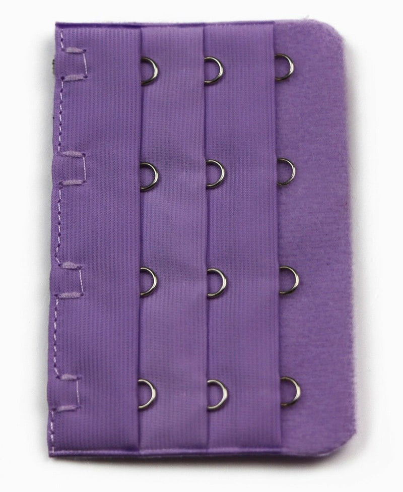 3 x Bra Extender Coloured Clip Hook Extenders Assorted Hooks And Colours