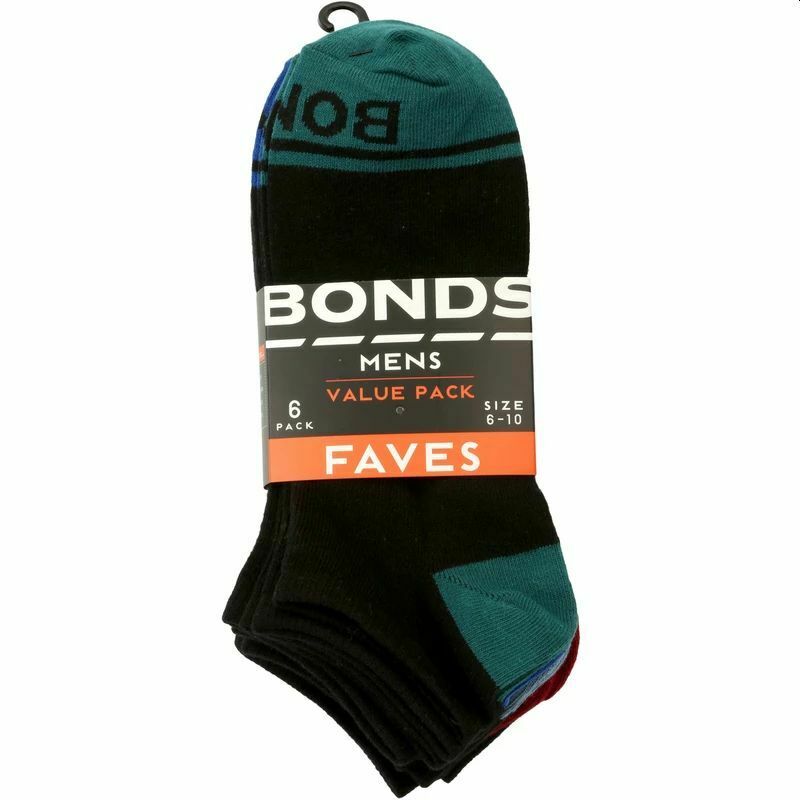 12 X Bonds Low Cut Fave Trainer Socks Mens Sport Running Gym Sock Black White