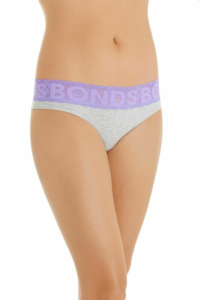 Bonds Skimpini Undies Womens Ladies Skimpy Bikini Grey Underwear
