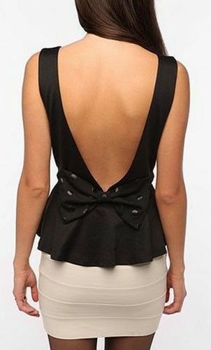 Womens Low Back Bra Strap Extender Backless Top Dress Singlet Black White Beige