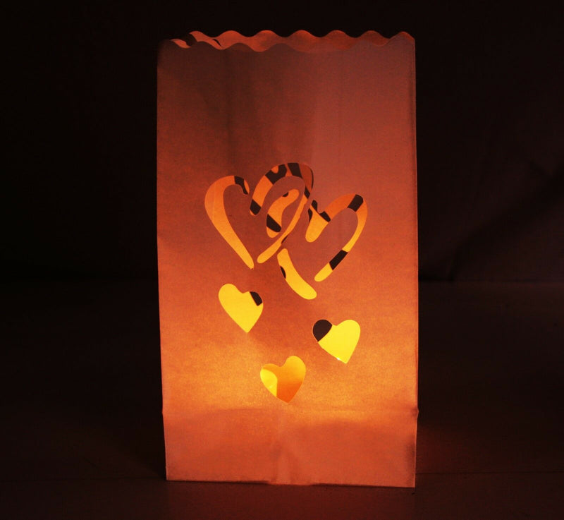 40 X Lantern Bags Tealight Candle Wedding Party Decoration Bag Christmas Love