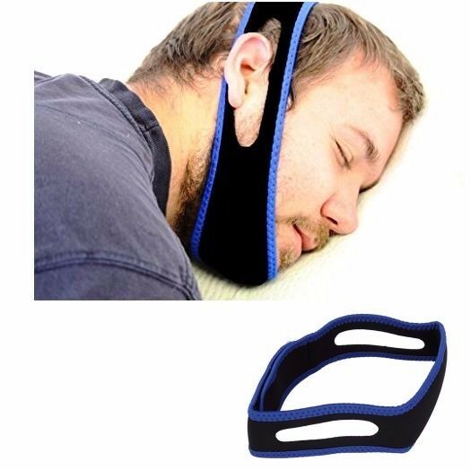 4 x Anti Snoring Adjustable Chin Strap Sleep Jaw Aid Breathe Better Stop Snore