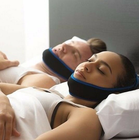 4 x Anti Snoring Adjustable Chin Strap Sleep Jaw Aid Breathe Better Stop Snore