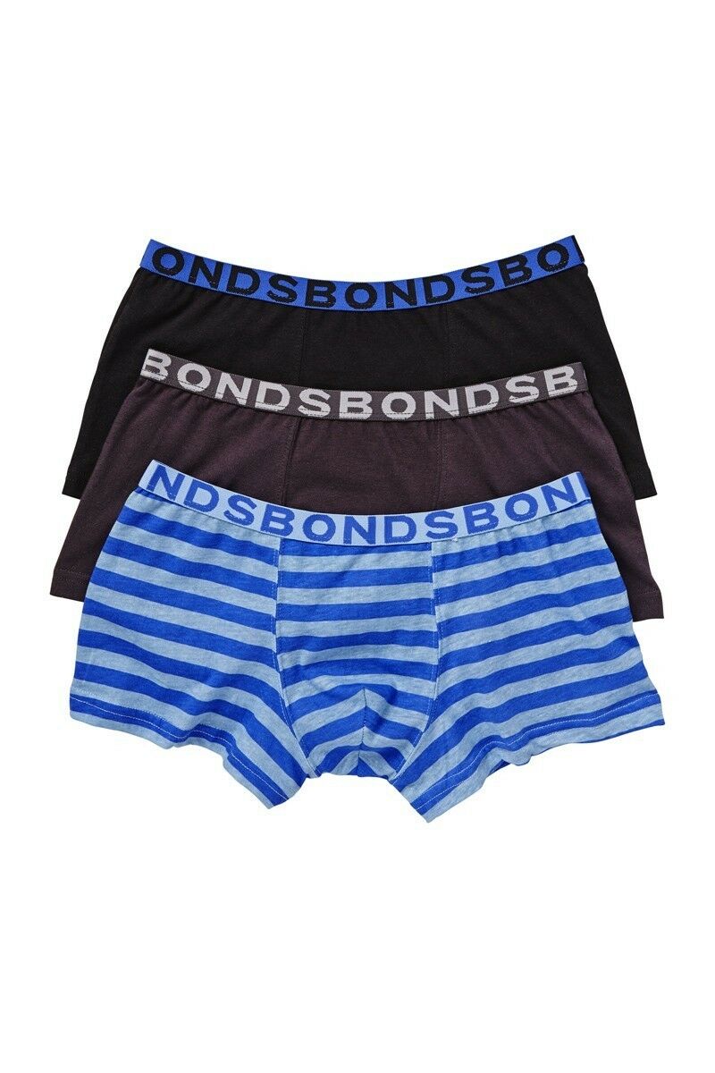 Boys Bonds Kids Underwear 3 Pairs Trunks Trunk Boyleg Boxer Shorts