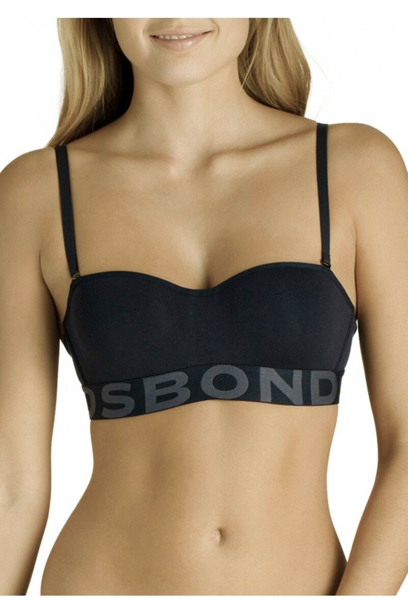 Bonds Ladies Womens Tube Bra White Black Strapless Underwire