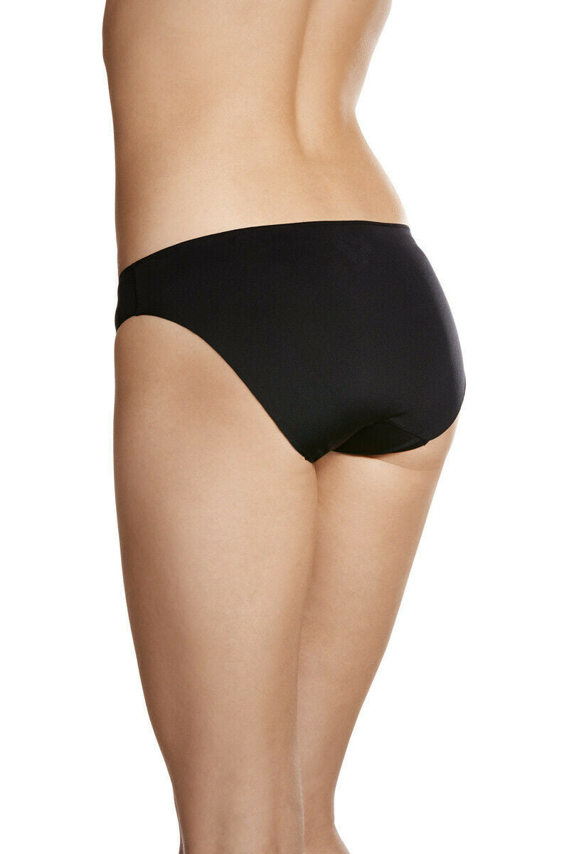5 x Jockey No Panty Line Promise Tactel Bikini Black Underwear Briefs