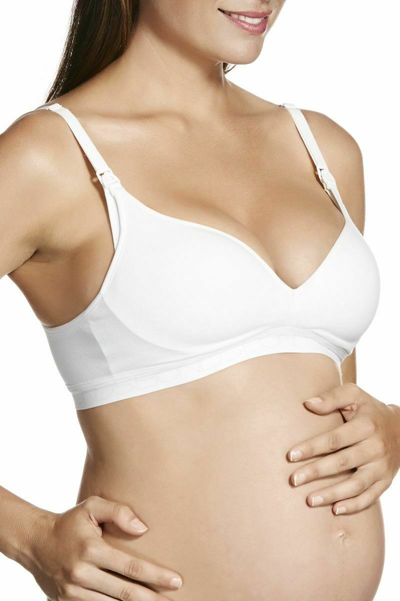 Bonds Bumps Non Contour Bra Maternity Cotton White Black Pregnancy Soft Straps