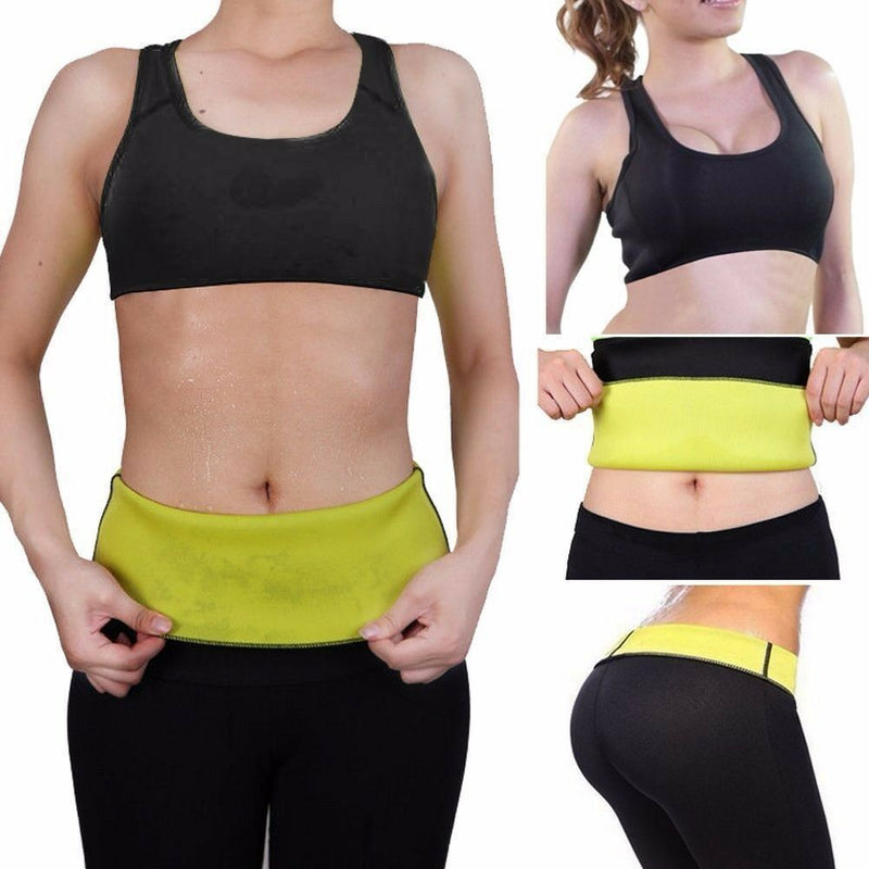 Womens Neoprene Body Shaper Pants Black Slim Waist Yoga Vest Shapers