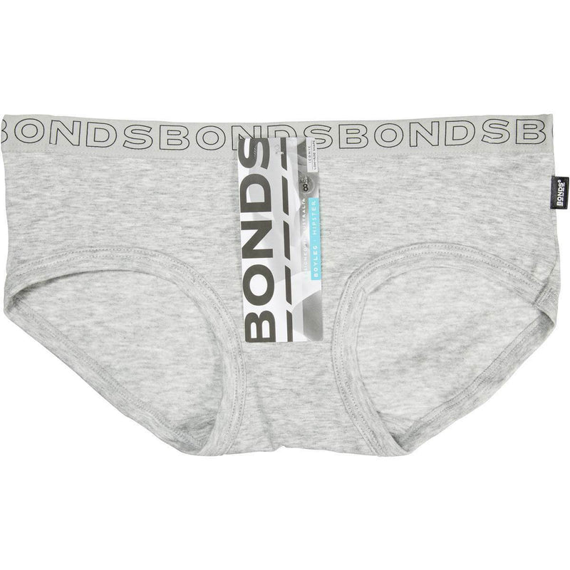 4X Bonds Ladies Womens Underwear Hipster Boyleg Black Nude White Grey