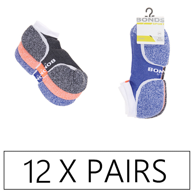 12 X Bonds Mens Ultimate Comfort Low Cut Socks - Ankle Socks