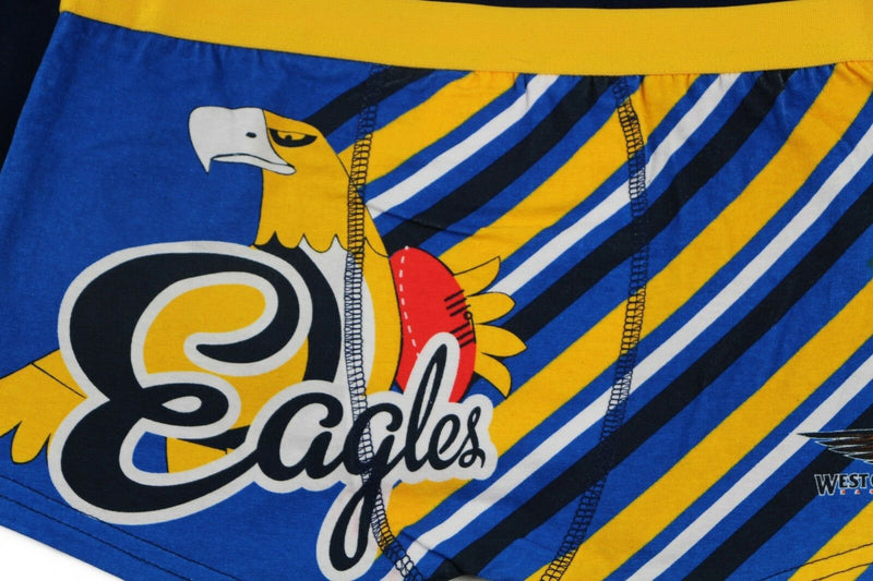 Boys Official Afl Underwear 2 Pairs Trunks Shorts Eagles Dockers Power Crows