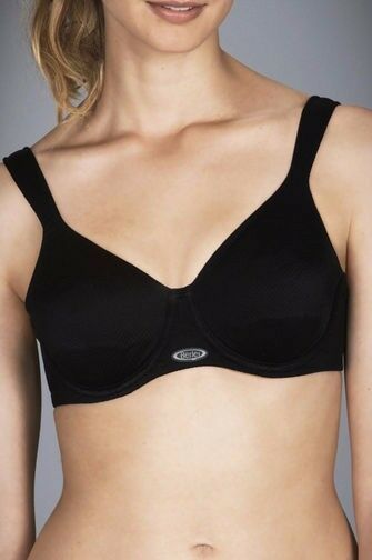 Berlei High Performance Underwire Non Padded Black Sports Bra