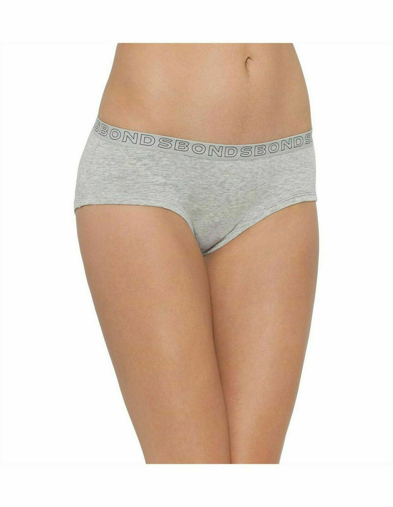 10 x Bonds Hipster Boyleg Underwear Black Grey Nude Blush Undies Womens Panties