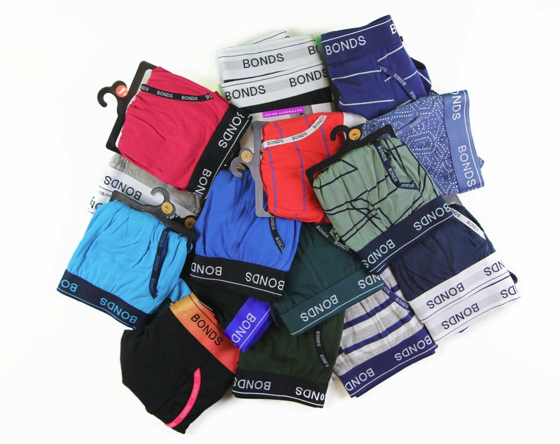 6 x Mens Bonds Underwear Guyfront Trunks Briefs Boxer Assorted Shorts