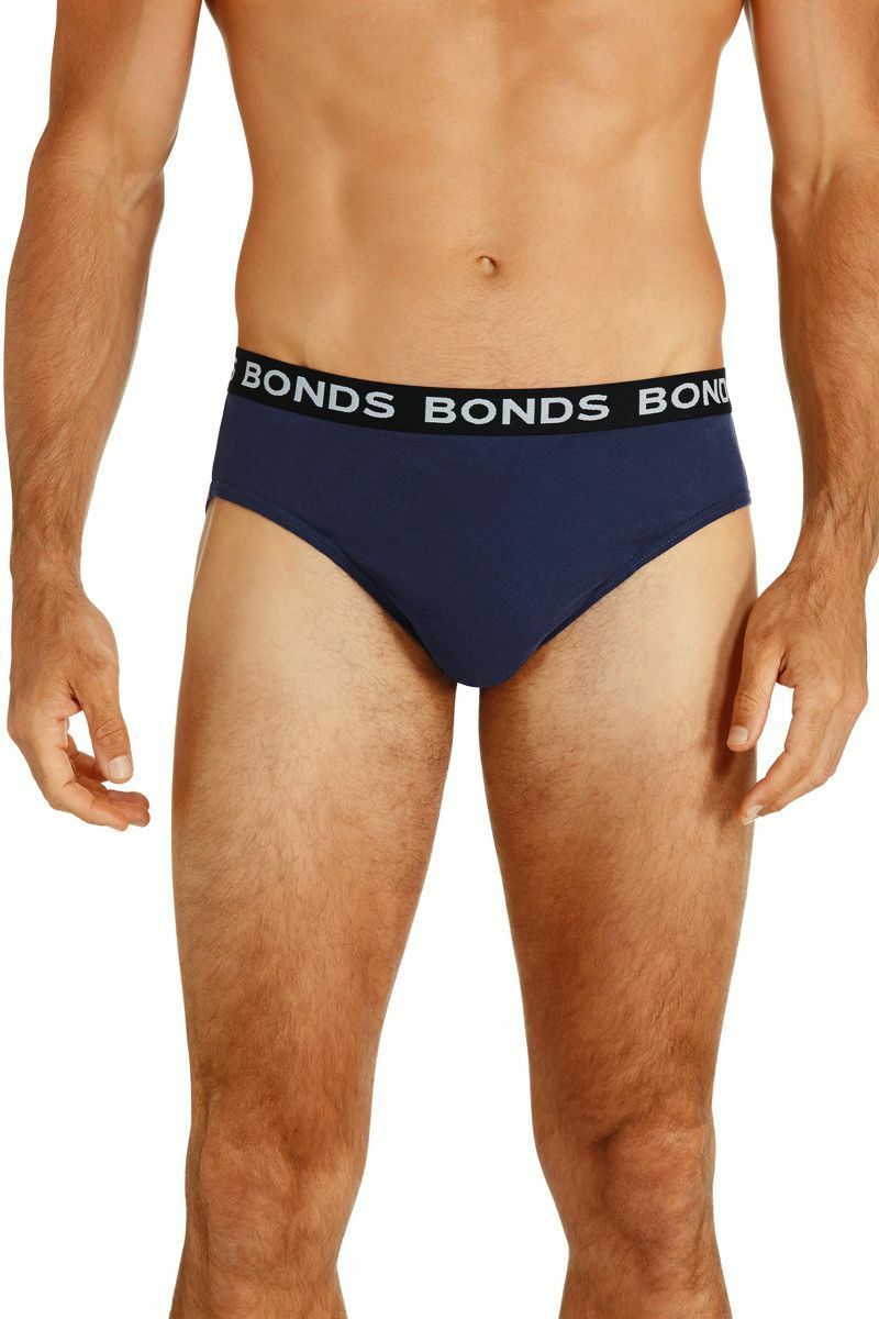Bonds Mens 3, 6 Or 12 Pairs Hipster Briefs Underwear Jocks Red Blue S M L Xl 2Xl