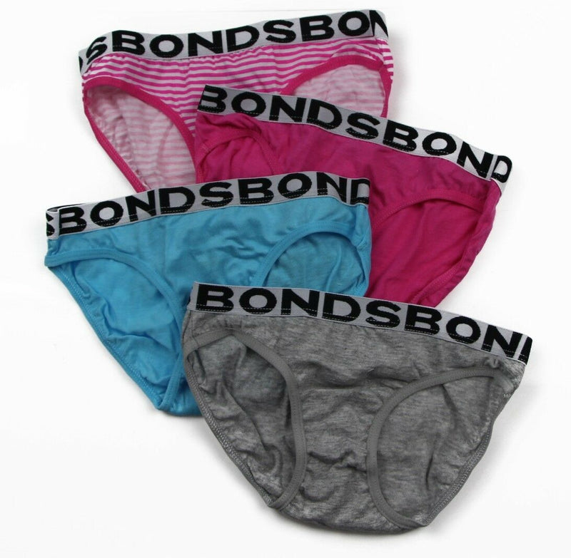 12 Pairs X Bonds Girls Underwear Brief Bikini Undies Knickers Assorted