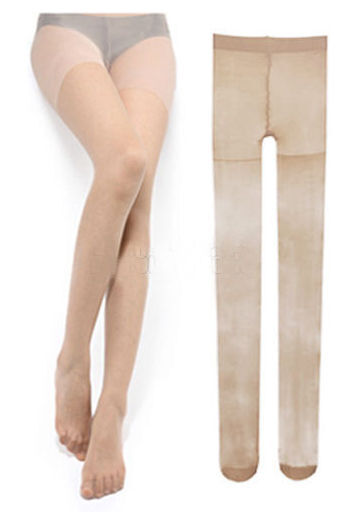 Womens Transparent Light Pantyhose Stockings Tights ~ Black , Dark Brown , Nude