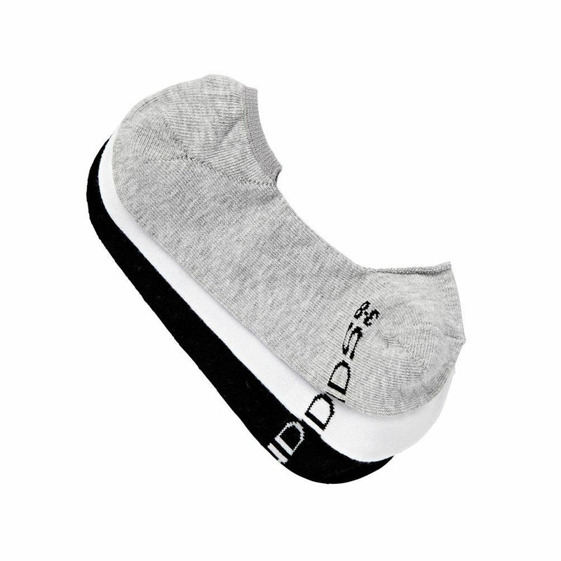 3 Pairs Footlet Womens White Black Grey Sports Gym Bulk Socks Sizes 3-8