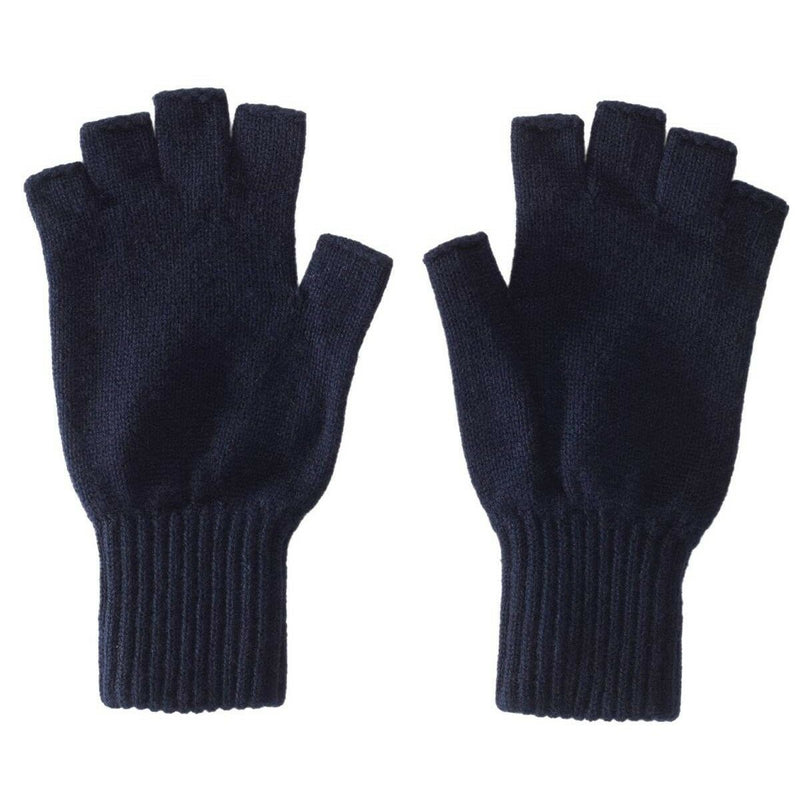 Fingerless Knitted Woven Gloves Winter Accessory Glove Black Navy Red Brown