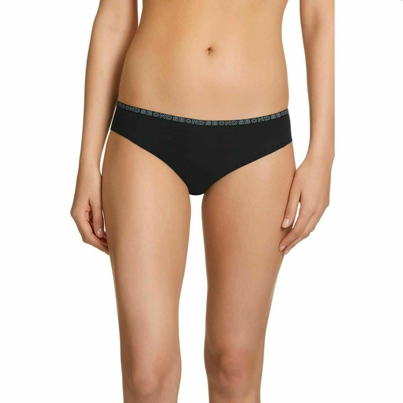 6 x Bonds Hipster Bikini Briefs Womens Underwear - Black