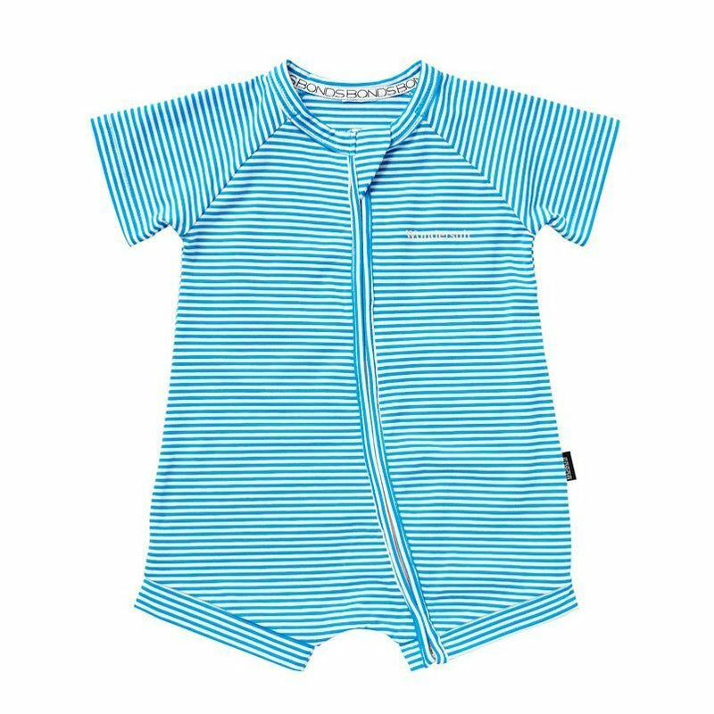 Bnwt Bonds Baby Zip Short Sleeve Wondersuit Jumpsuit