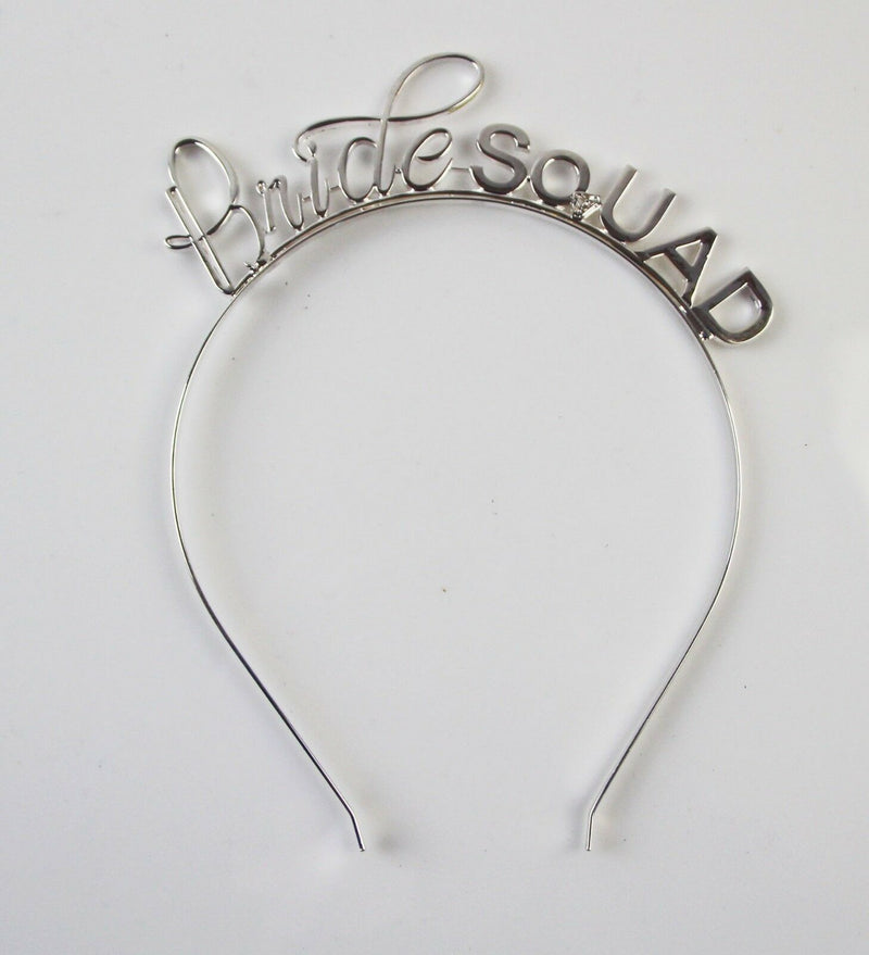 Bridal Tiara Bride To Be Bridesmaid Shower Hens Party Silver Crown Headband